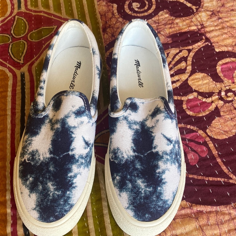 Madewell Sidewalk Slip-On Sneakers Tie Dye Size 7.5
